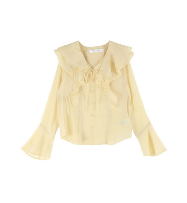 LAGUNAMOON「ラッフルシアーブラウス」|シャツ・ブラウス|