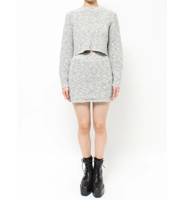 EVRIS「メランジニットセットアップ」|ワンピース|