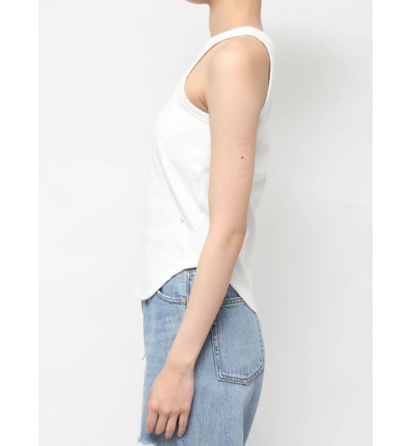 EVRIS「クラッシュデザイン刺繍タンクトップ」|タンクトップ|