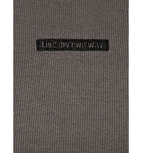 EVRIS「クラッシュデザイン刺繍タンクトップ」|タンクトップ|