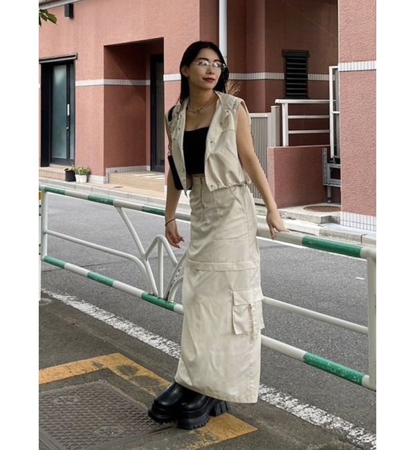 EVRIS「2WAYカーゴスカート【セットアップ着用可能】」|スカート|