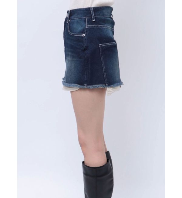 EVRIS「ポケットデニムミニスカート」|スカート|