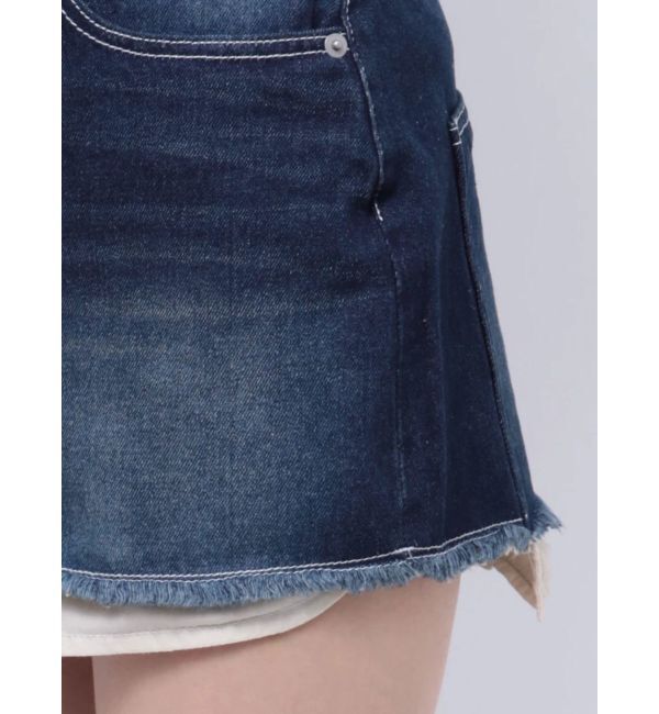 EVRIS「ポケットデニムミニスカート」|スカート|