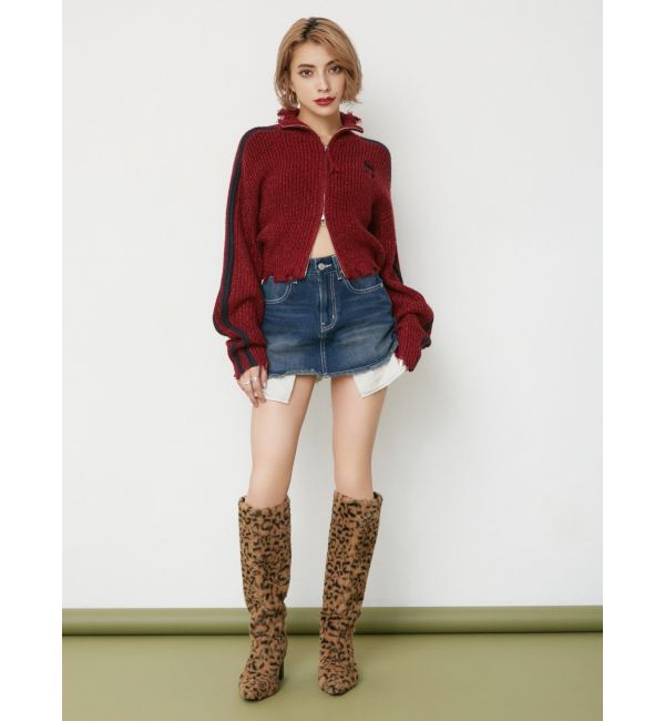 EVRIS「ポケットデニムミニスカート」|スカート|