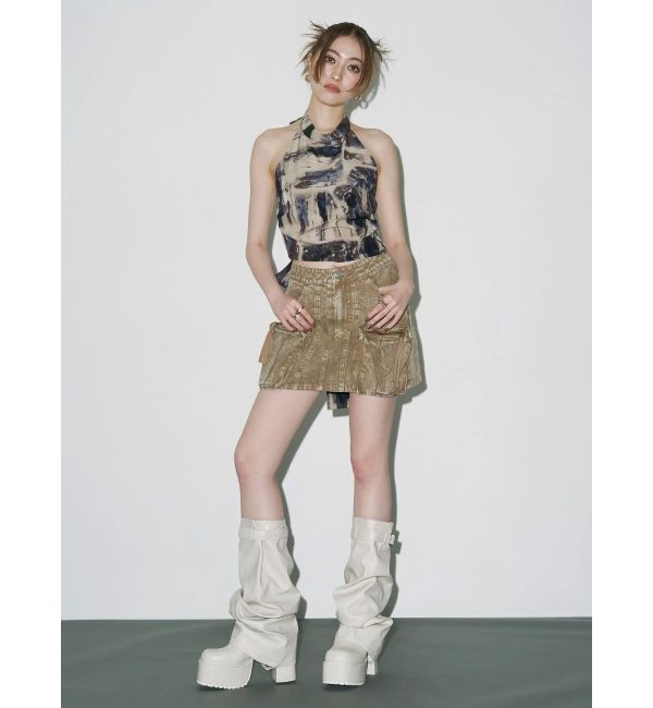 EVRIS「ヴィンテージライクカーゴミニスカート」|スカート|