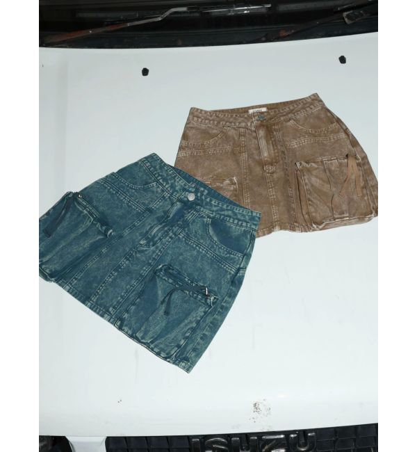 EVRIS「ヴィンテージライクカーゴミニスカート」|スカート|