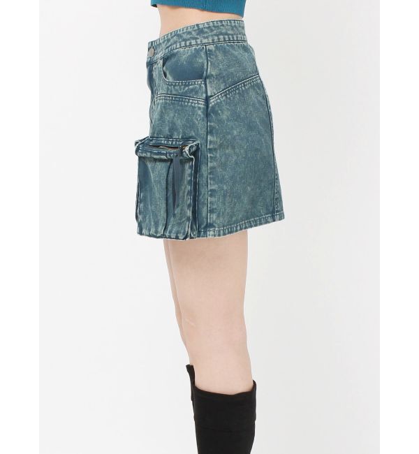 EVRIS「ヴィンテージライクカーゴミニスカート」|スカート|