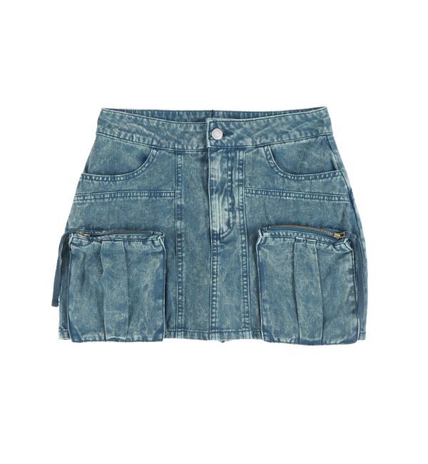 EVRIS「ヴィンテージライクカーゴミニスカート」|スカート|