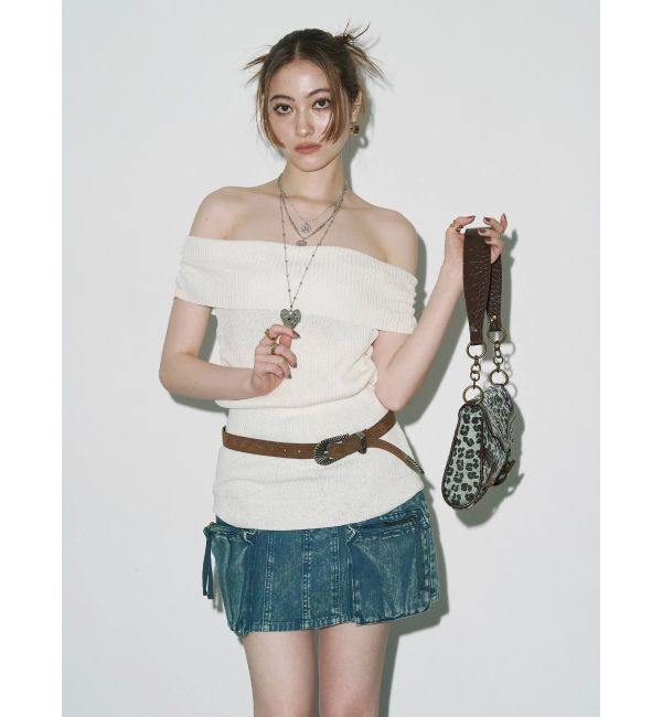 EVRIS「ヴィンテージライクカーゴミニスカート」|スカート|