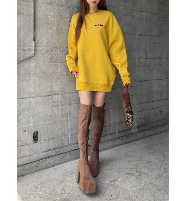 EVRIS「プラットフォームニーハイブーツ」|ロングブーツ|