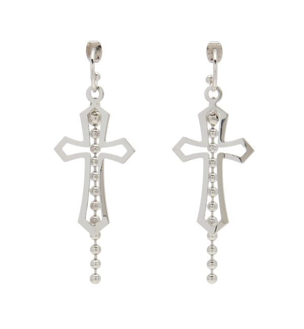 EVRIS「CROSS CHAIN ピアス」|ピアス|