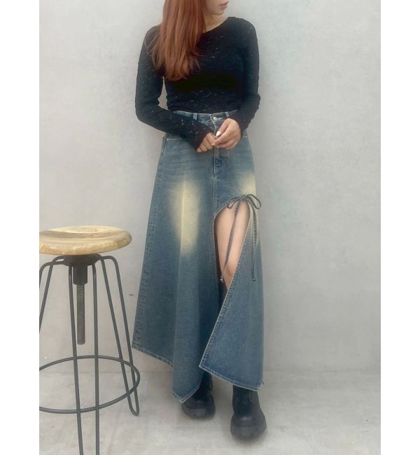 EVRIS「バックオープンレーストップス」|Tシャツ・カットソー|