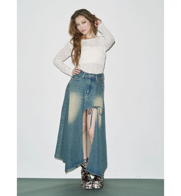 EVRIS「バックオープンレーストップス」|Tシャツ・カットソー|