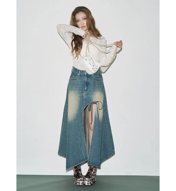 EVRIS「バックオープンレーストップス」|Tシャツ・カットソー|