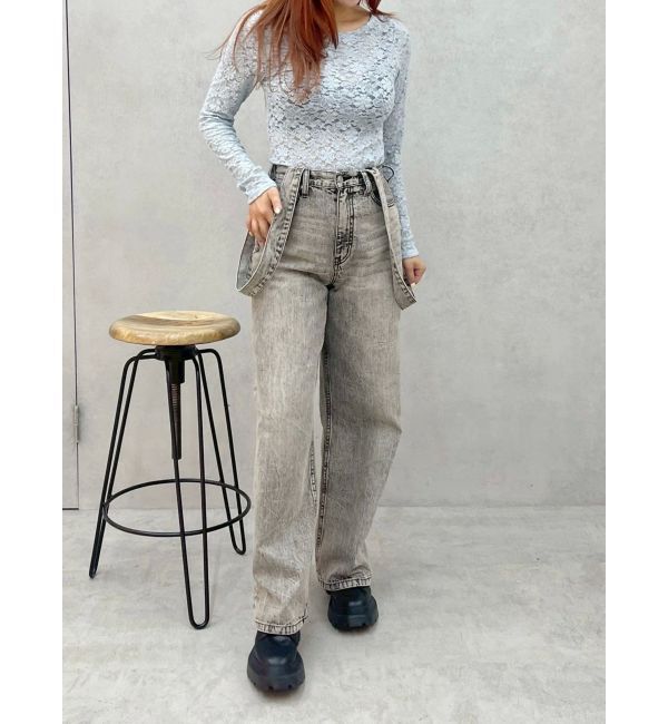 EVRIS「バックオープンレーストップス」|Tシャツ・カットソー|