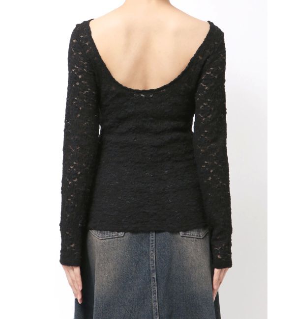 EVRIS「バックオープンレーストップス」|Tシャツ・カットソー|