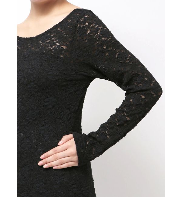 EVRIS「バックオープンレーストップス」|Tシャツ・カットソー|