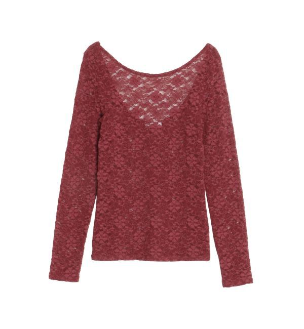 EVRIS「バックオープンレーストップス」|Tシャツ・カットソー|