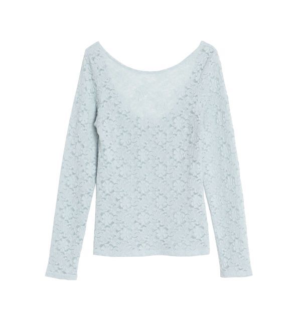 EVRIS「バックオープンレーストップス」|Tシャツ・カットソー|