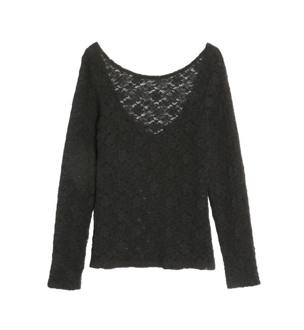 EVRIS「バックオープンレーストップス」|Tシャツ・カットソー|