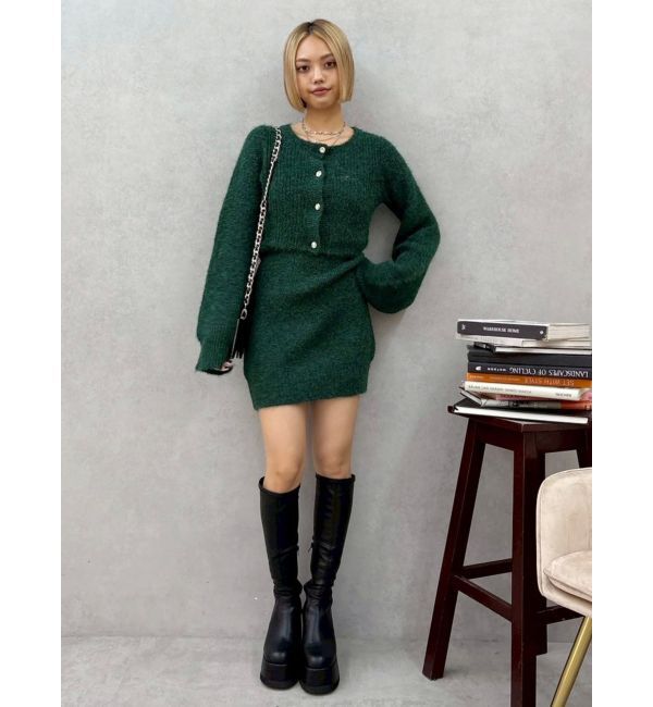 EVRIS「ワンポイントアンサンブルニットワンピース」|ワンピース|