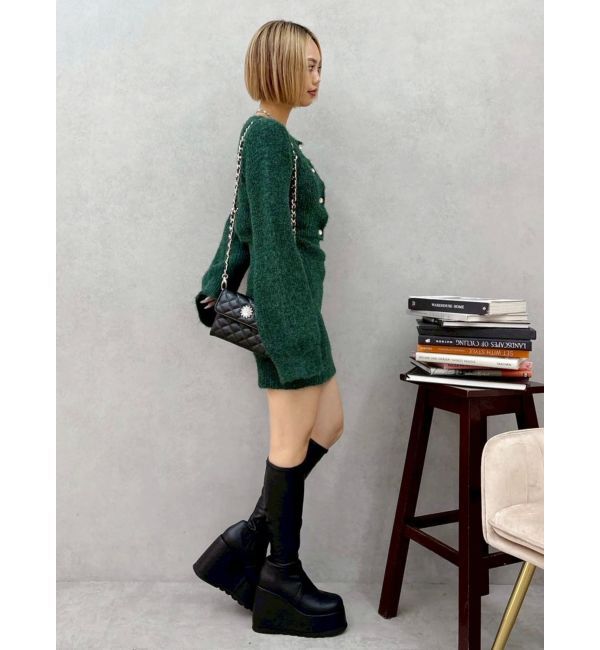 EVRIS「ワンポイントアンサンブルニットワンピース」|ワンピース|