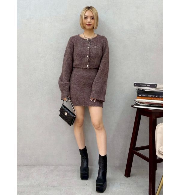 EVRIS「ワンポイントアンサンブルニットワンピース」|ワンピース|