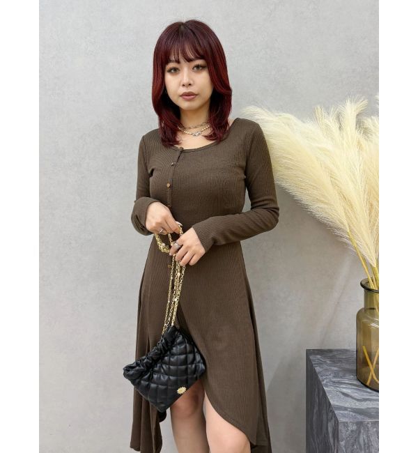 EVRIS「ロングスリットワンピース」|ワンピース|