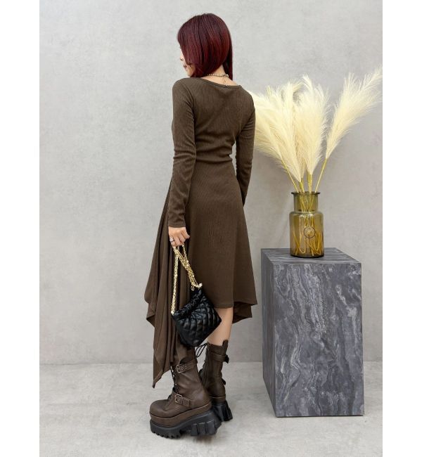 EVRIS「ロングスリットワンピース」|ワンピース|