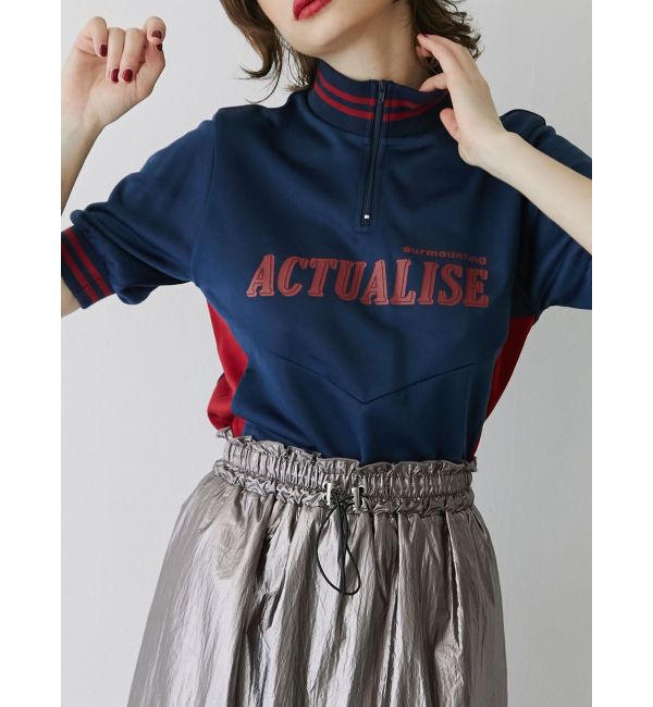 jouetie「サイクリングトップス」|Tシャツ・カットソー|ネイビー