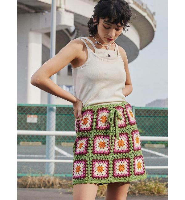 jouetie「クロシェミニスカート」|スカート|