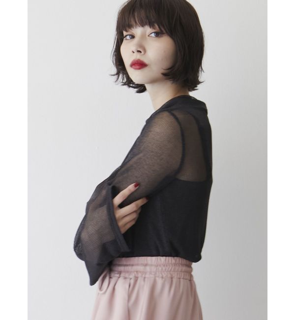 jouetie「シャイニーシアートップス」|Tシャツ・カットソー|