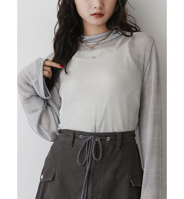 jouetie「シャイニーシアートップス」|Tシャツ・カットソー|