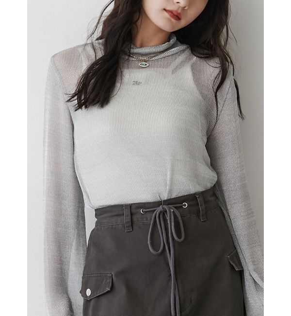 jouetie「シャイニーシアートップス」|Tシャツ・カットソー|