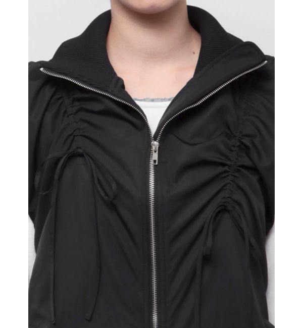 jouetie「ギャザーリボンMA-1ベスト」|ダウンベスト・ベスト|