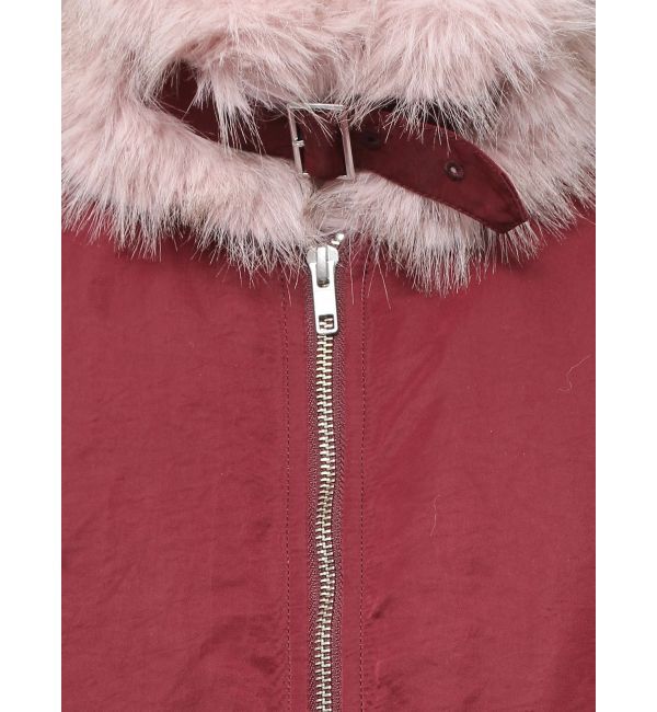 jouetie「ギャザーリボンMA-1ベスト」|ダウンベスト・ベスト|