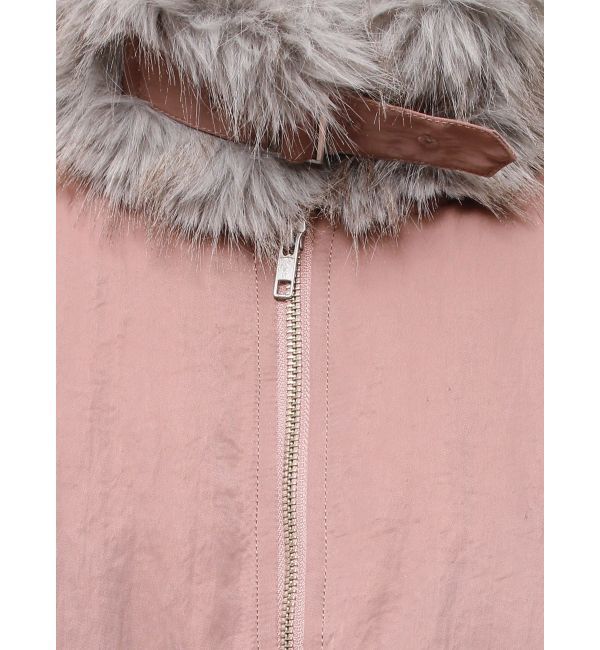 jouetie「ギャザーリボンMA-1ベスト」|ダウンベスト・ベスト|