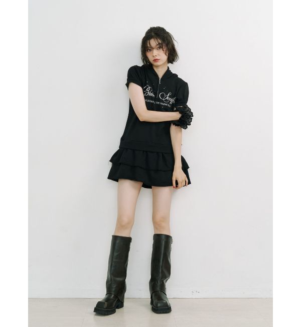 jouetie「ロゴフリルミニワンピース」|ワンピース|