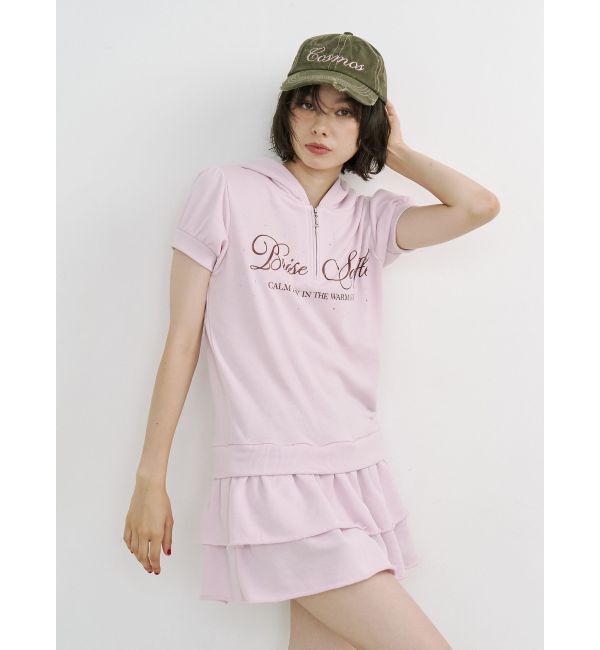 jouetie「ロゴフリルミニワンピース」|ワンピース|