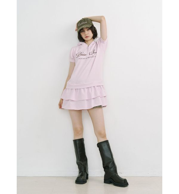 jouetie「ロゴフリルミニワンピース」|ワンピース|