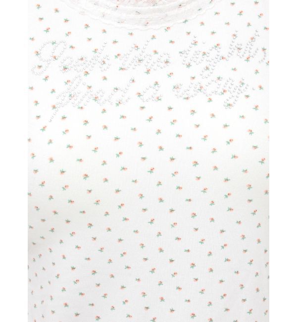 jouetie「レースラインストーンロゴタンクトップ」|Tシャツ・カットソー|