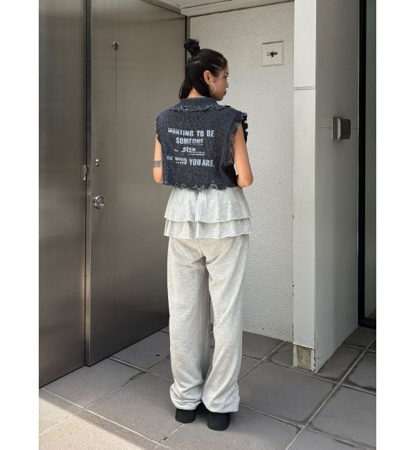 jouetie「ハーフジップダメージニット」|ニット・セーター|