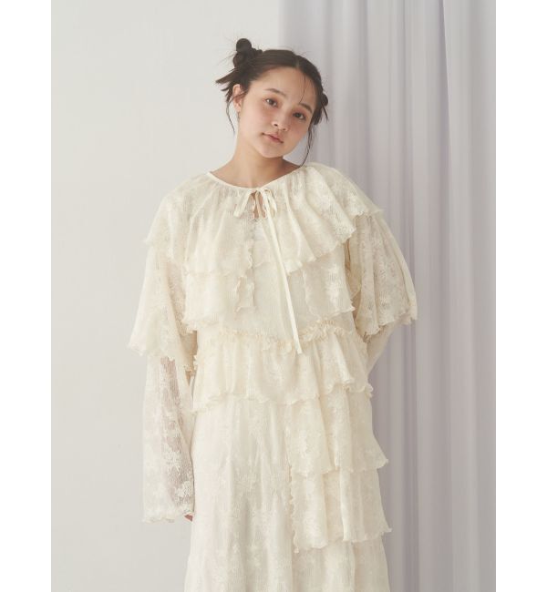 merry jenny「レースティアードキャミワンピース」|ワンピース|