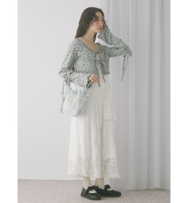 merry jenny「レースティアードキャミワンピース」|ワンピース|