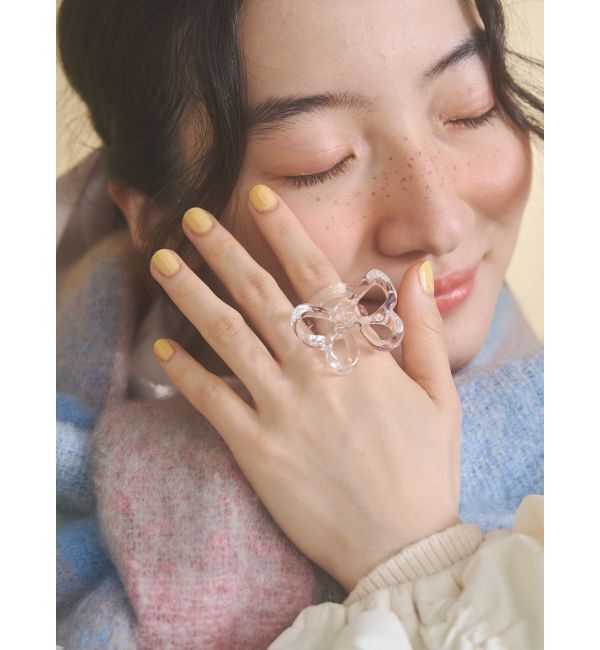 merry jenny「clear ribbon ring」|リング|
