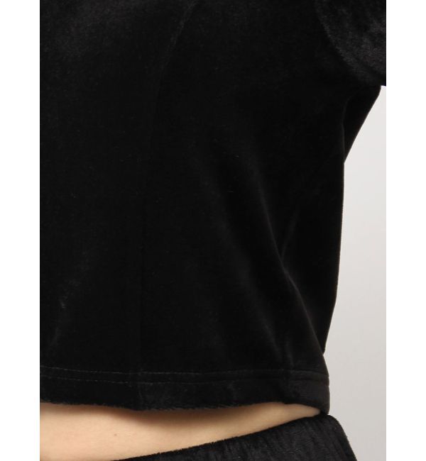 GYDA「Robertson Blvd Velour ショートパーカー」|パーカー|