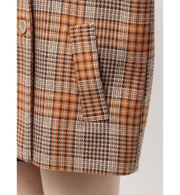 GYDA「ラメmaterialチェスターコート」|チェスターコート|