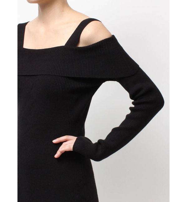 GYDA「オフショルニットLONGワンピース」|ワンピース|
