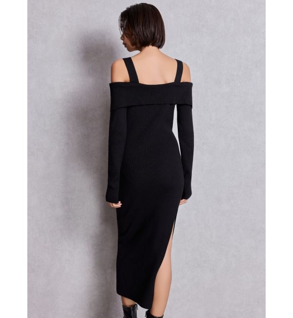 GYDA「オフショルニットLONGワンピース」|ワンピース|