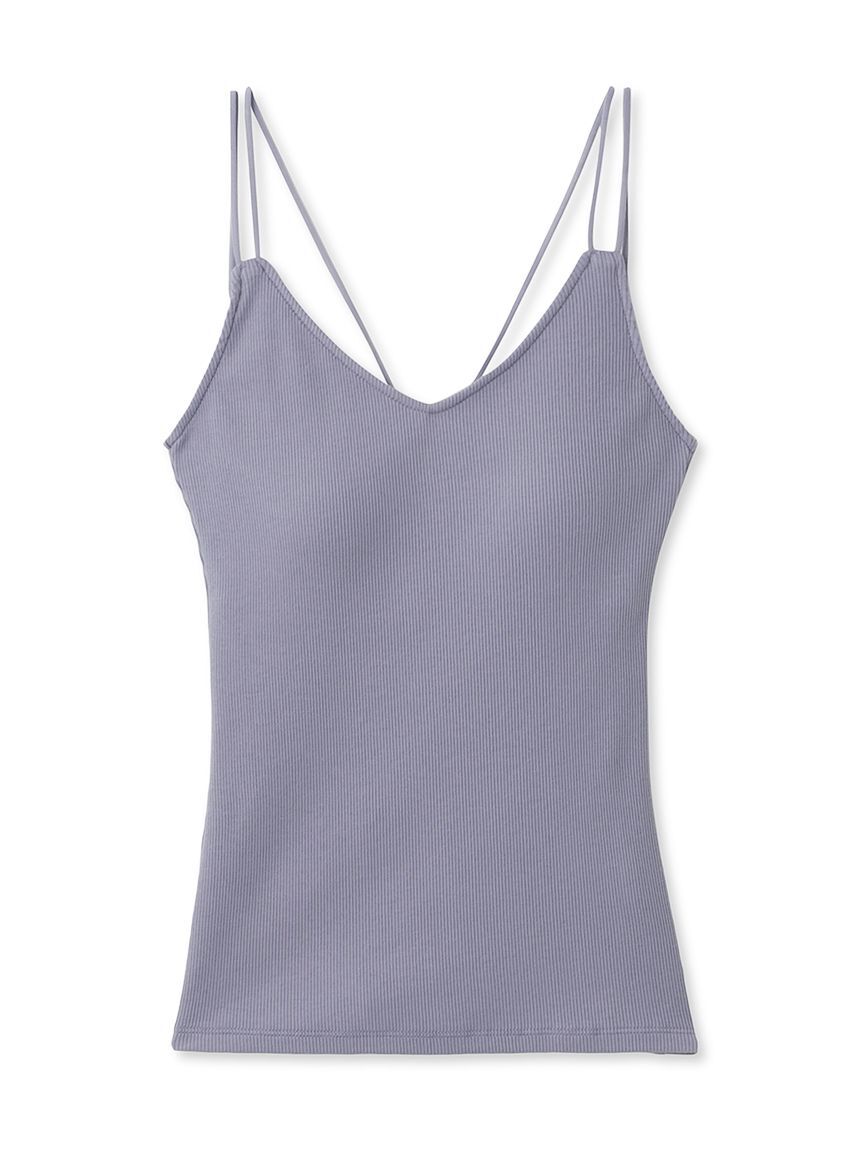 emmi atelier「【emmi atelier】カップ付きリブキャミソール」|キャミソール|